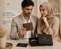 ORIVELIS™ Premium Genuine Leather Wallet for Men – RFID Blocking Slim Bifold Wallet with Luxury Gift Box | Minimalist Designer Wallet