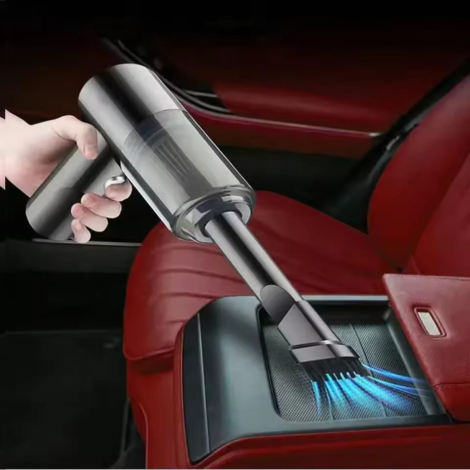 Portable Cordless Car Vacuum Cleaner 5500PA | 120W High Power Mini Vacuum & Air Blower USB-C Rechargeable