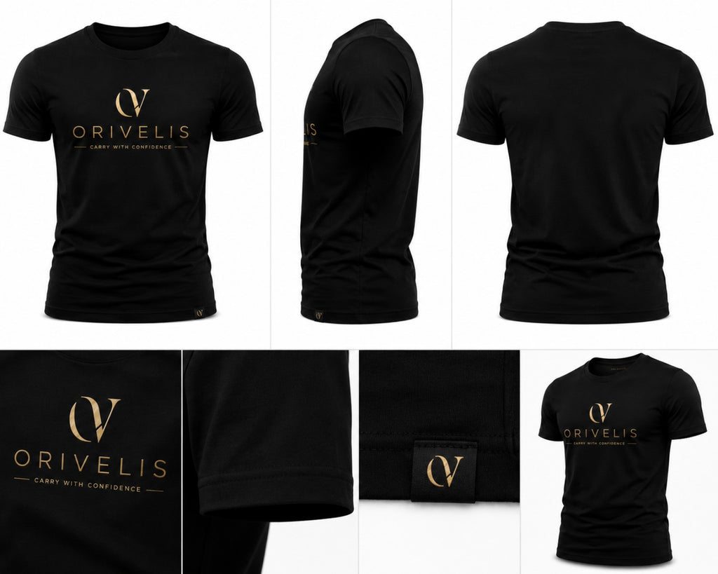 ORIVELIS™ Signature Luxury T-Shirt – Premium Slim Fit Cotton Tee for Women | Minimalist Designer Fashion