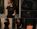 ORIVELIS™ Signature Luxury T-Shirt – Premium Slim Fit Cotton Tee for Women | Minimalist Designer Fashion